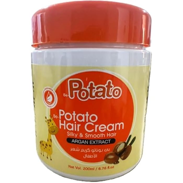 Be-Potato - Hair Cream, Be-Potato Hair Cream, Silky & Smooth Hair Argan Extract, Paraben Free 200ML - Image 5